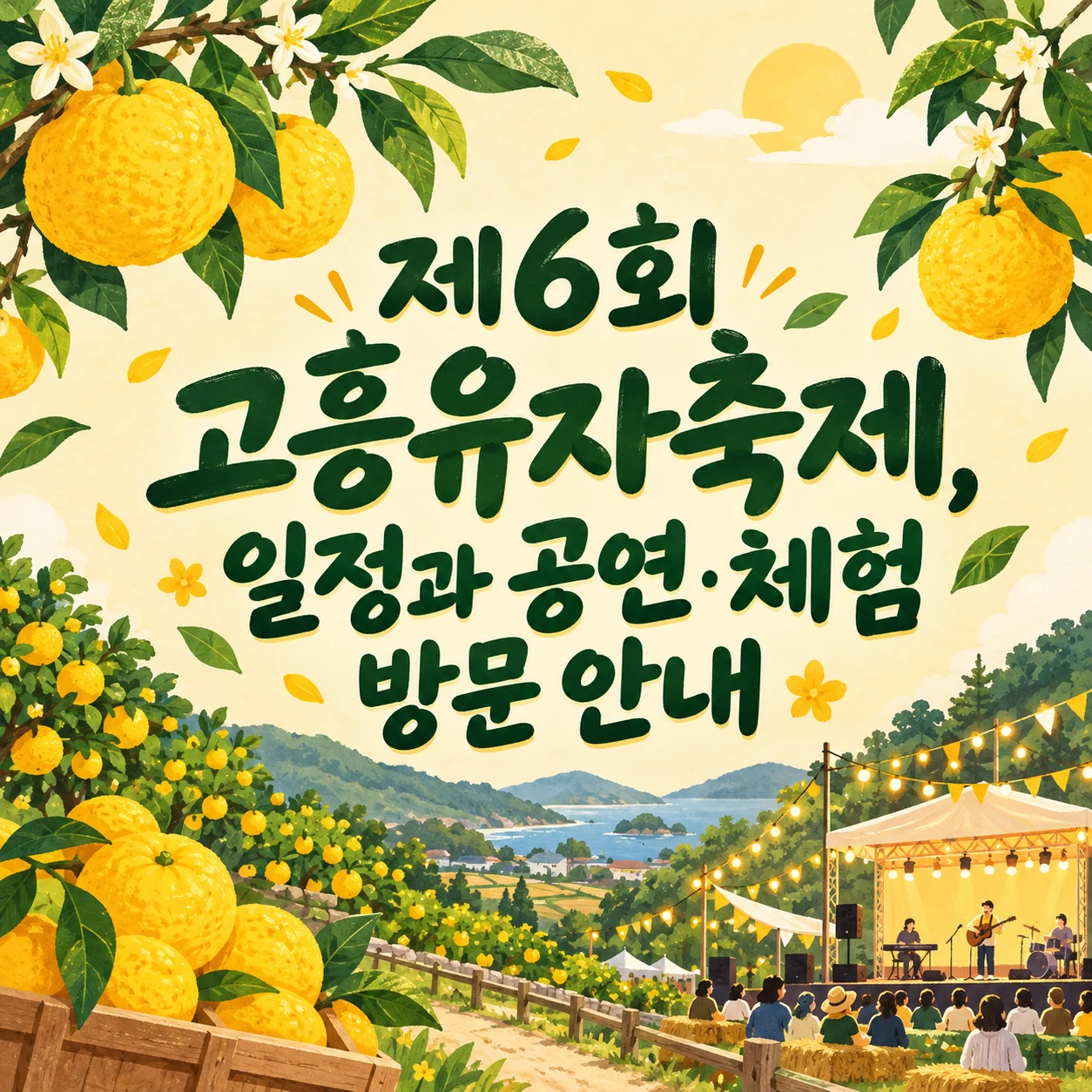 제6회 고흥유자축제, 일정과 공연·체험 방문 안내 썸네일