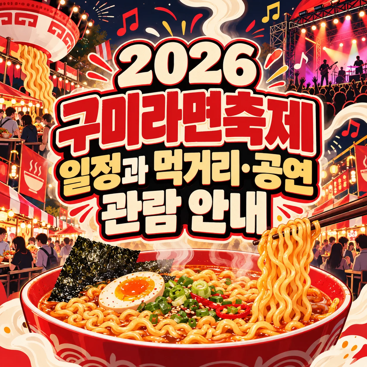 2026 구미라면축제 일정과 먹거리·공연 관람 안내 썸네일