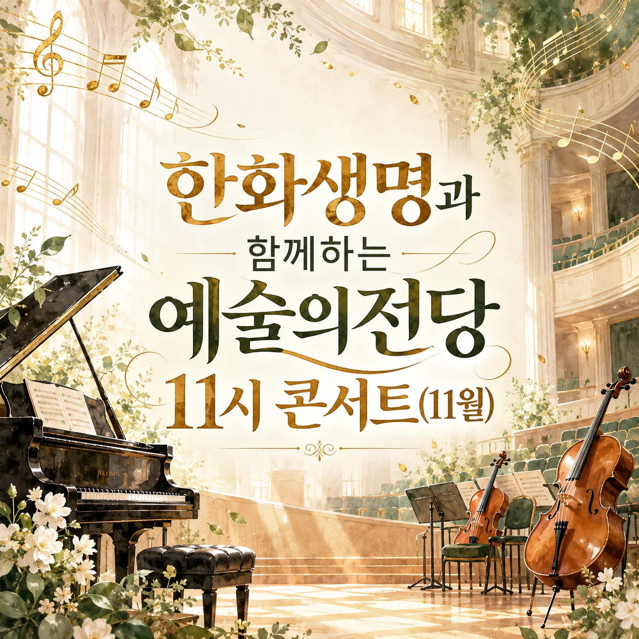 한화생명과 함께하는 예술의전당 11시 콘서트(11월) 썸네일